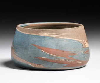 Niloak Mission Swirl Bowl c1920s