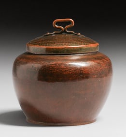 Dirk van Erp Hammered Copper Humidor c1913-1914