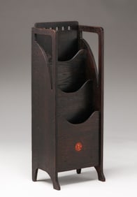 Lakeside Crafts Shop Cutout Magazine Stand c1910