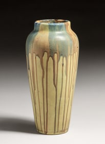 Peters & Reed - Zanesville, OH Drip Glaze Vase c1910s