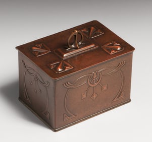 Carl Deffner - German Art Nouveau Copper Box c1910