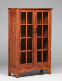 L&JG Stickley Two-Door Bookcase c1908-1912