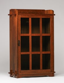 Lifetime Furniture Co One-Door Tenon & Key Bookcase c1910