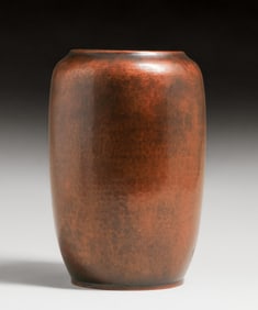 Dirk van Erp Hammered Copper 10" Vase c1913-1914