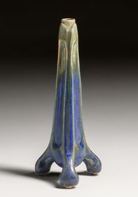 Rare Fulper Pottery Three-Footed Vase c1910