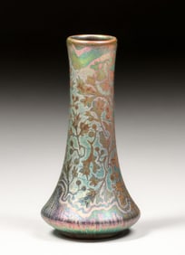 Weller Sicard Art Nouveau Iridescent Vase c1905