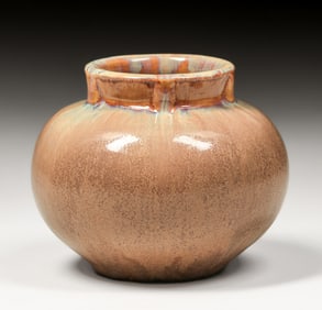 Fulper Pottery Spherical Vase c1910s