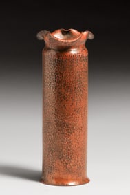 Albert Berry - Seattle Hammered Copper Vase c1920s