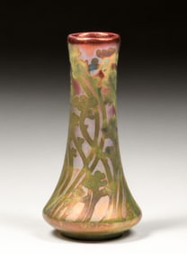 Weller Sicard Art Nouveau Iridescent Vase c1905