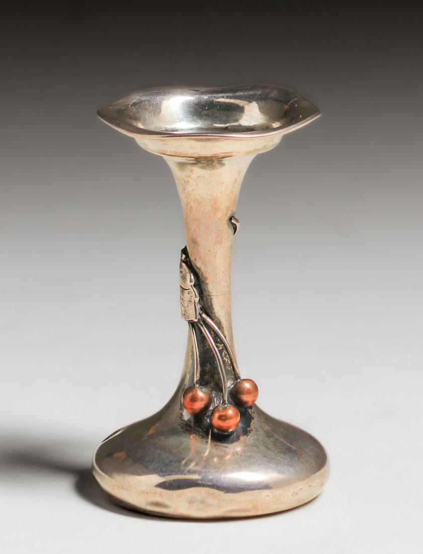 La Pierre Mfg. Co. Sterling Silver & Copper Vase c1900 (1 of 7)