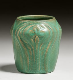 Van Briggle #310 Matte Green Vase c1907