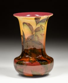 Rookwood Pottery Kataro Shirayamadani Floral Jeweled Porcelain Vase 1925