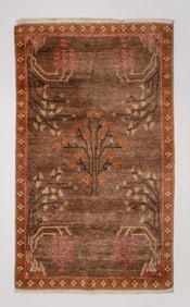 Contemporary Arts & Crafts Hand Knotted Wool Carpet c2015