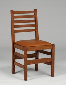 Contemporary Stickley Ladderback Side Chair c1990s