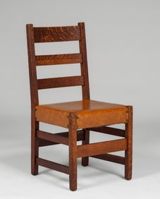 L&JG Stickley Ladderback Side Chair c1908-1912