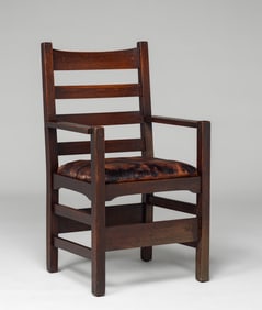 Early Gustav Stickley #1297 Armchair c1902