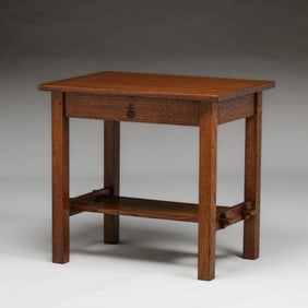 Roycroft #072 Oak Side Table c1910