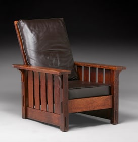Classic Gustav Stickley #332 Morris Chair c1912-1915