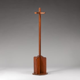 Grand Rapids Oak Coatrack c1910