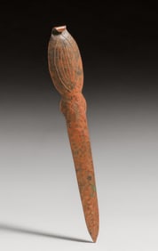 Arts & Crafts Period Hammered Copper Letter Opener c1920