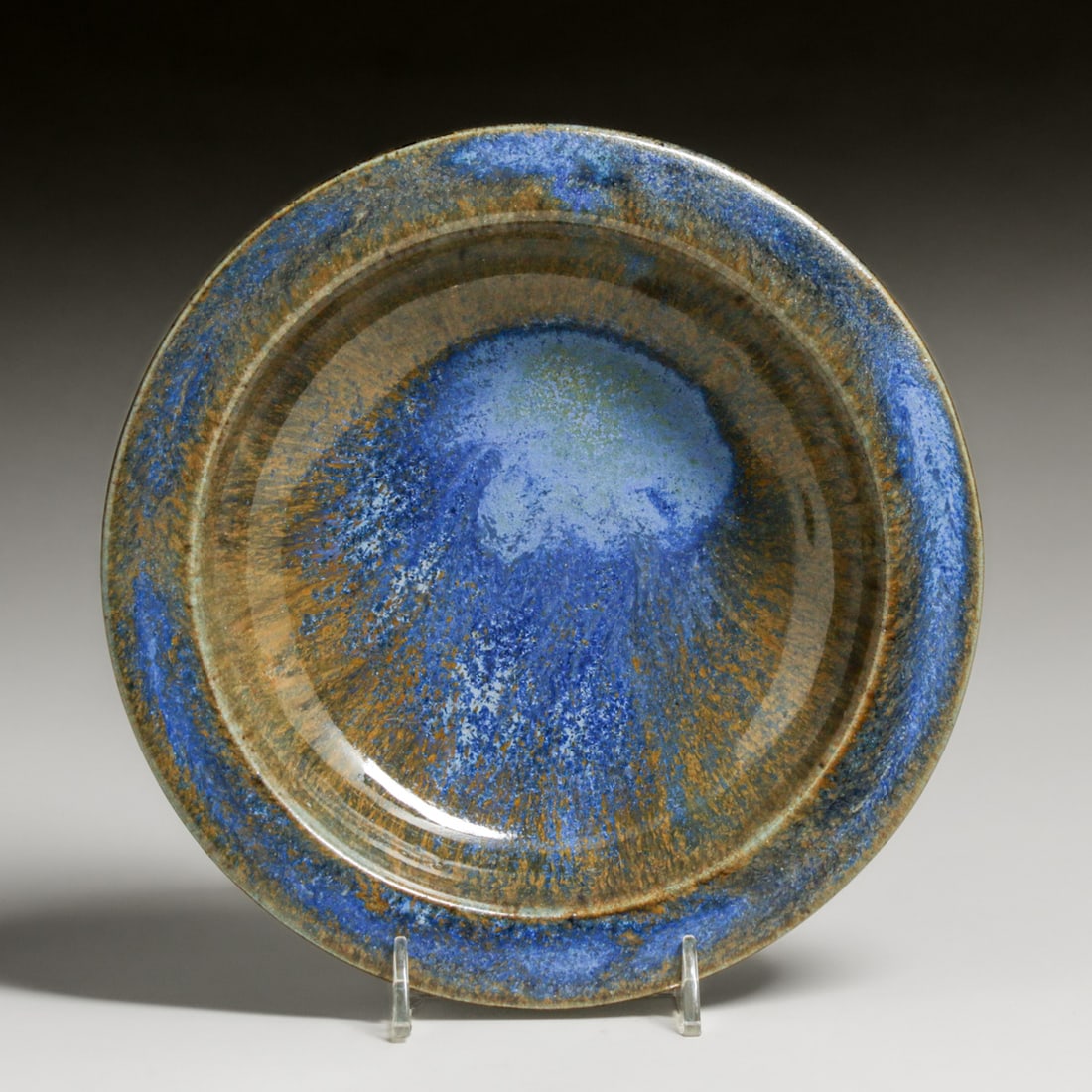 Fulper Pottery Blue Crystalline Bowl c1910s (1 of 6)