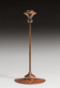 Jessie Preston - Chicago #12 Tall Brass Candlestick c1905