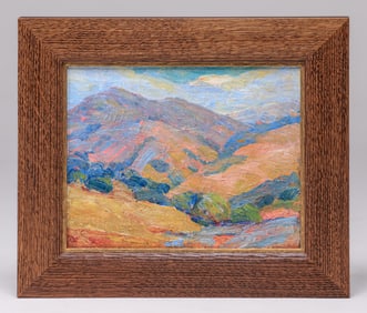 Louis Siegriest (1899-1989) "Mt Diablo" California Society of Six Painting 1922