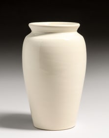 Garden City Small White Garden Vase c1930s
