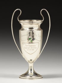 Watson Co - Attleboro, MA Sterling Silver & Enamel Trophy 1918