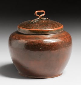 Dirk van Erp Hammered Copper Humidor c1913-1914