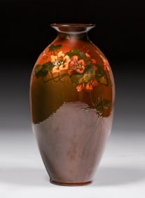 Owens Utopian 21"h Floor Vase c1900