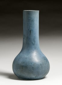 Volkmar Pottery Matte Blue Vase c1905