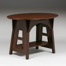 Limbert #146 Cutout Oval Table c.1910