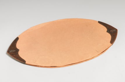 Old Mission Kopper Kraft Hammered Copper Desk Pad c1922-1925