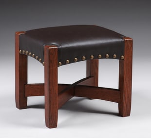 Gustav Stickley “Eastwood?? Footstool c1901