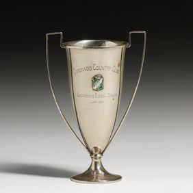 Mt. Vernon Company Silversmiths Coronado Country Club Sterling Silver Trophy Cup 1917