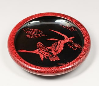 Bernard Moore – English Flying Geese Centerpiece Bowl c1915