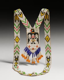 Native American Thunderbird Beaded Necklace c1920s