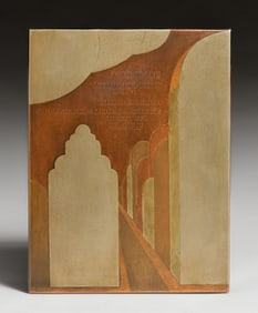 Harry St John Dixon Hammered Copper, Brass & Pewter Art Deco San Juan Capistrano Box 1930