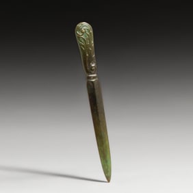 Art Nouveau Bronze Paper Knife c1910