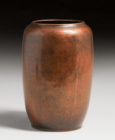 Dirk van Erp Hammered Copper 10" Vase c1913-1914