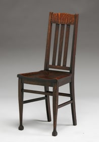 Buffalo Chair Works - Buffalo, NY Oak Side Chair c1910