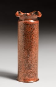 Albert Berry - Seattle Hammered Copper Vase c1920s