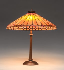 Duffner & Kimberly – New York Leaded Glass Lamp c1910