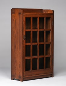 Gustav Stickley #716 One-Door Bookcase c1912-1915