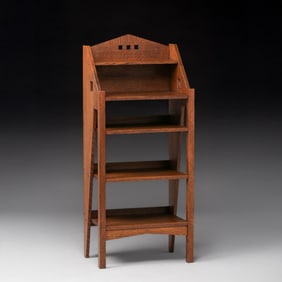 Lakeside Crafts Shop Cutout Magazine Stand c1910