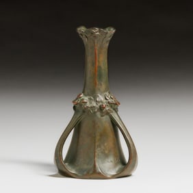 Firmin-Marcelin Michelet (1874-1951) French Art Nouveau Bronze Vase c1900