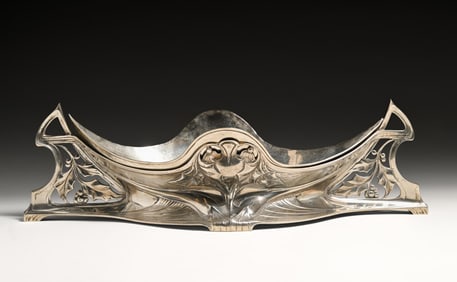 WMF - German Art Nouveau Silver-Plated Centerpiece Bowl c1905