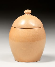 Paul Revere Pottery - Boston Matte Glazed Humidor 1935