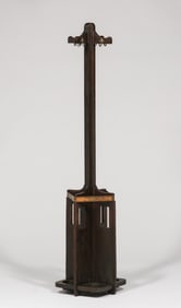 Limbert Cutout Umbrella Stand Coatrack c1905